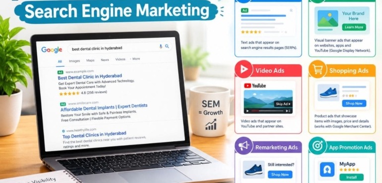 Types of Ads Used in Search Engine Marketing